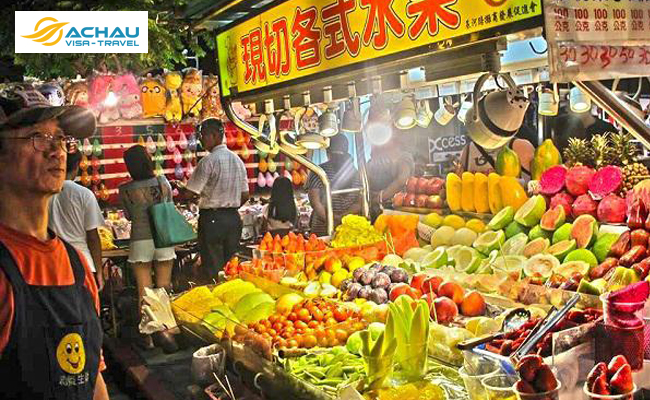 Đến chợ đêm Đài Bắc ăn đồ ăn vặt siêu ngon